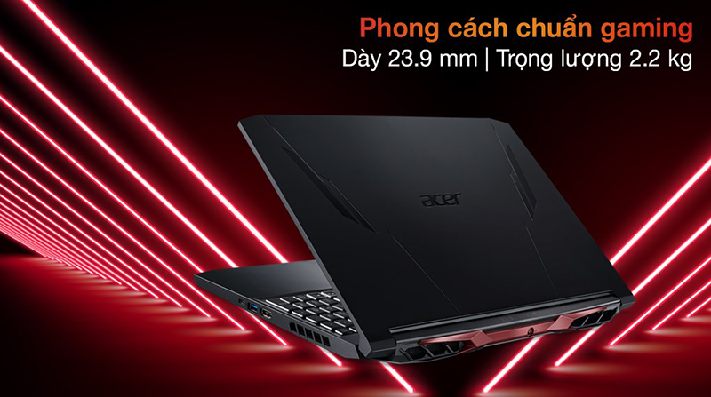Laptop Acer Nitro 5 Gaming AN515 57 727J i7 phong cách chuẩn gaming